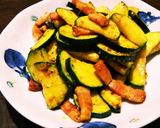 ズッキーニとベーコンのカレーチーズ炒め作り方4写真
