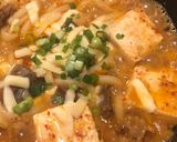 【鍋素無しで簡単本格】チゲうどん鍋作り方5写真