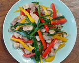 豚ばら肉とピーマンの塩炒め作り方5写真