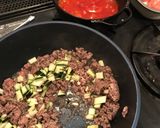 ビビンバ風ハンバーグとトマトのおうちご飯作り方1写真