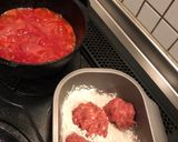 ビビンバ風ハンバーグとトマトのおうちご飯作り方2写真