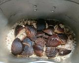 飯ごうで干し椎茸と豚肉の中華飯作り方6写真