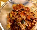 ビビンバ風ハンバーグとトマトのおうちご飯作り方5写真