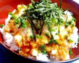簡単！スピード飯！明太とろろ丼作り方4写真