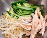 サラダチキン☆のごまドレ和え *☻*作り方2写真