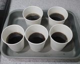 常温で固まる、紙コップコーヒーゼリー作り方4写真