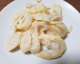 ハチク（破竹、淡竹）、キノコの味噌汁作り方2写真