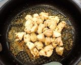 茹でそら豆と鶏むね肉のクミンシード炒め作り方4写真