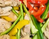 鶏もも肉とパプリカのオイスターソース炒め作り方3写真