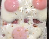 卵焼きフライパンでベーコンエッグ作り方3写真