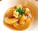 加賀太胡瓜と肉団子のあんかけ作り方8写真