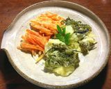 わらびのあく抜き　藁灰使用作り方17写真