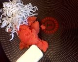 辛子明太子としらすのパスタ♪ランチに作り方2写真