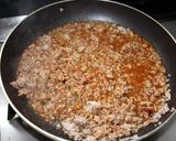 万願寺甘とうと豚ひき肉の混ぜ麺作り方5写真