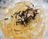 ズボラでOK！お茶漬けクリームパスタ作り方3写真