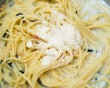 ズボラでOK！お茶漬けクリームパスタ作り方4写真