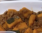 かぼちゃと鶏ひき肉のそぼろ煮作り方7写真
