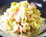 レンジ５分新じゃがカニカマ胡麻マヨサラダ作り方22写真
