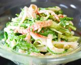 デリ風☆れんこんと水菜の胡麻マヨサラダ作り方20写真