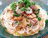 簡単！鯖缶とキムチでアレンジ素麺〜♪作り方5写真