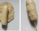 コーンフレークでサクサク！チーズドッグ作り方5写真