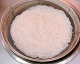 釜揚げしらすとモロヘイヤの素麺作り方1写真