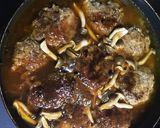 フライパンで煮込みハンバーグ作り方5写真