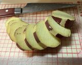 チーズ＆ハム&薩摩芋フライ作り方1写真