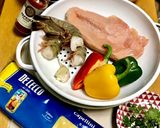 パスタパエリア作り方1写真