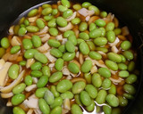 電気圧力鍋で簡単筍と枝豆の炊き込みご飯♪作り方1写真