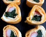 卵焼きカニカマほうれん草 お弁当に作り方5写真