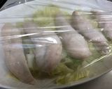 ☆ささみとキャベツのレンチン塩昆布和え♪作り方2写真