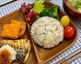 十穀米でヘルシー朝ごはん♪作り方4写真