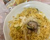 即席麺で塩焼きそば作り方2写真