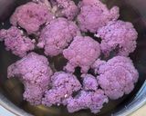 紫カリフラワーのピクルス作り方1写真
