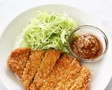 混ぜるだけソース【ごま味噌ソースとんかつ作り方2写真
