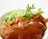 混ぜるだけソース【ごま味噌ソースとんかつ作り方4写真