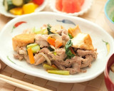 豚肉と厚揚げの生姜焼き⁂ポン酢でさっぱり作り方7写真