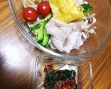豚しゃぶDe冷やし中華バラ薄焼き卵❤️作り方6写真