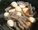 里芋とこんにゃくの煮物作り方3写真
