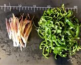ピーマンと茗荷の簡単おつまみ作り方1写真