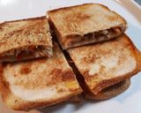 コンビニサラダの残りを使ったホットサンド作り方11写真