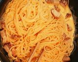 手作りベーコンでカルボナーラ!作り方8写真