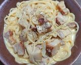 手作りベーコンでカルボナーラ!作り方9写真