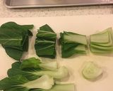 チンゲン菜とエリンギのホタテ風味スープ作り方3写真
