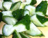 キュウリの乱切り中華あえ作り方5写真