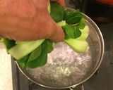 チンゲン菜とエリンギのホタテ風味スープ作り方13写真