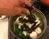 チンゲン菜とエリンギのホタテ風味スープ作り方16写真