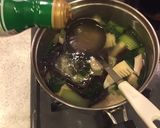 チンゲン菜とエリンギのホタテ風味スープ作り方21写真