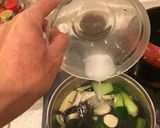 チンゲン菜とエリンギのホタテ風味スープ作り方22写真